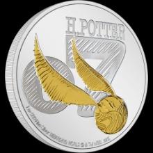 HARRY POTTER Classic - Golden Snitch(TM) 1oz Silver Coin