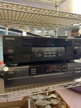 kenwood audio receiver and multi disc CD player